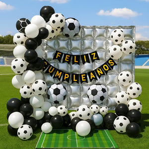 Set De Globos Decoracion Cumpleaños Futbol Cotillon Fiestas