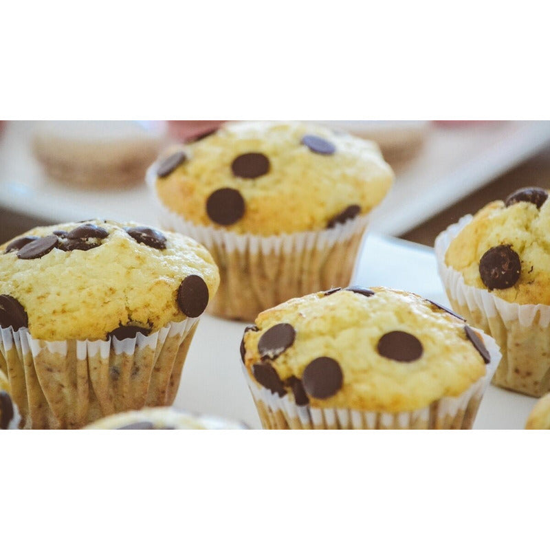 Pack X2 Moldes Silicona Moldes Cupcake Molde 6 Cavid Muffin  Multicolor