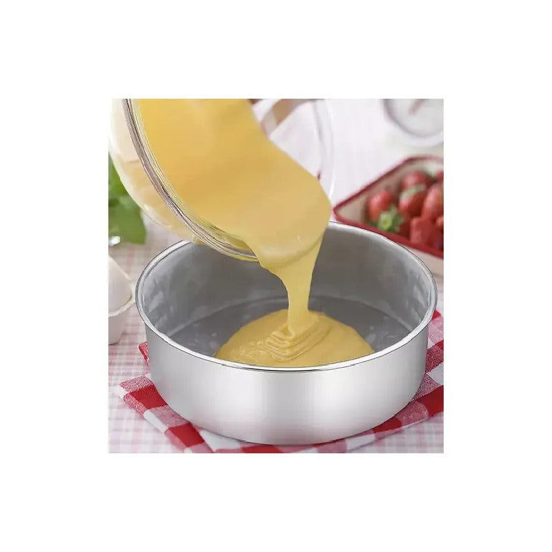 Moldes De Aluminio Para Tortas Molde Queque Molde Torta 26cm Molde Para Pastel Redondo De Aluminio Para Hornear Moldes... Gris