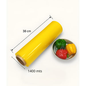 Rollo Film Alusa Para Alimentos Alusa Cocina Papel 38x1400mt Transparente 38x1400mt