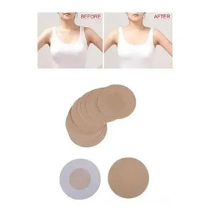 Pack X10 Cubre Pezón Pezoneras Parches Pezoneras Adhesivas Beige Redondo Único
