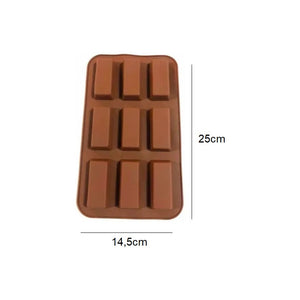 2 Moldes Silicona Chocolate Molde De Silicona Barra Cereal  Moldes Silicona Barra Chocolate Molde De Barra De Cereal Molde De Silicona Barra Molde De Cereal 9cavid Pasteleriacl