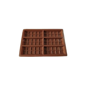 2 Moldes De Chocolate Moldes Barra De Chocolate Silicona 066 Pack X2 Marrón  Barras 6066