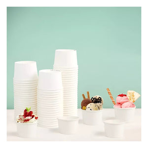 50 Vasos Desechables Polipapel Pote Helado Vaso Postre 4.5oz Vasos Polipapel Desechables Vasos Para Helado Postre Vaso Desechable Polipapel Pasteleriacl