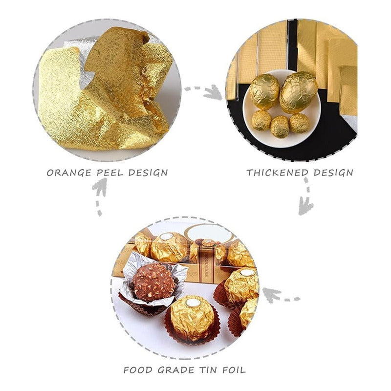 100 Envoltorios De Bombones Laminas Papel Metalizados Bombon