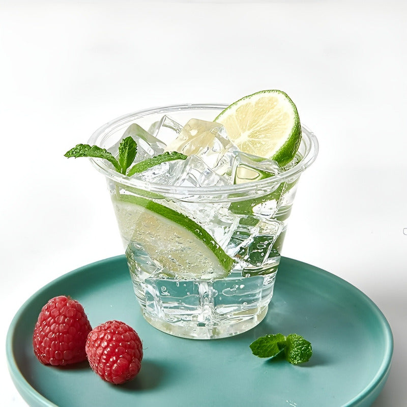 200 Vaso Plastico Vasos Desechables Vaso Pequeño 5oz 148ml Transparente