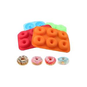 Pack X6 Moldes Silicona Moldes De Silicona Donuts Mini Donas Molde De Silicona Molde Silicona Reposteria Molde De Donuts Moldes De Reposteria Moldes De Silicona 6cav Pasteleriacl