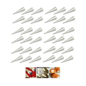 Pack X36 Cono Molde Para Cannoli Cachito Croissant Pan Danes