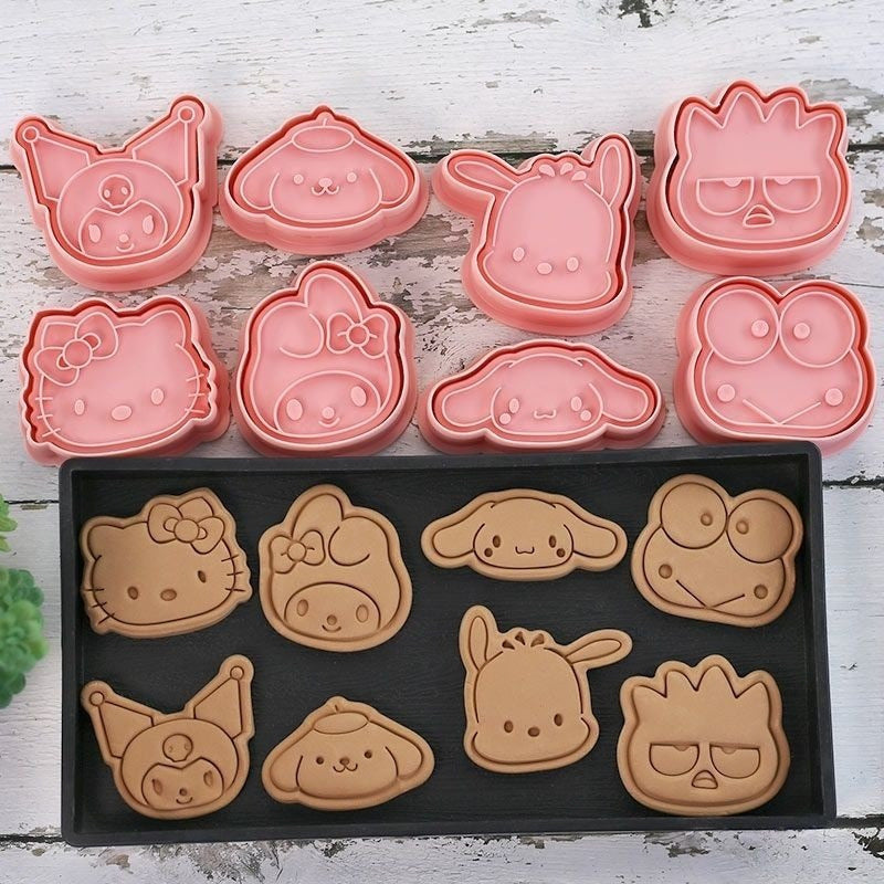 Cortador Galletas Hello Kitty Cortadores Galletas Badtz-maru Rosa