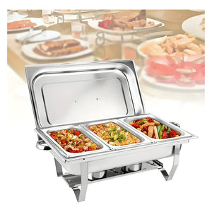 Chafer Bufetera Chafing Buffet Vapor 3 Depositos Chafers 3l