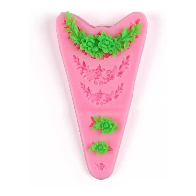 Molde De Silicona Molde Vallas Molde Fondant Vallas 6 Cavid Rosado Vallas 6 Cavid