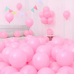Pack 50 Set De Cumpleaños Globos Cumpleaños Globo Metalizado Globos Metalizados Cotillon Fiestas Accesorios Para Fiesta... Rosa