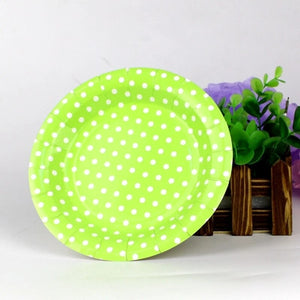 Vajilla Desechable Vasos Descartables Servilleta Platos 23cm