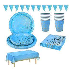 20 Vajilla De Cumpleaños Servilleta Vaso Platos Desechables