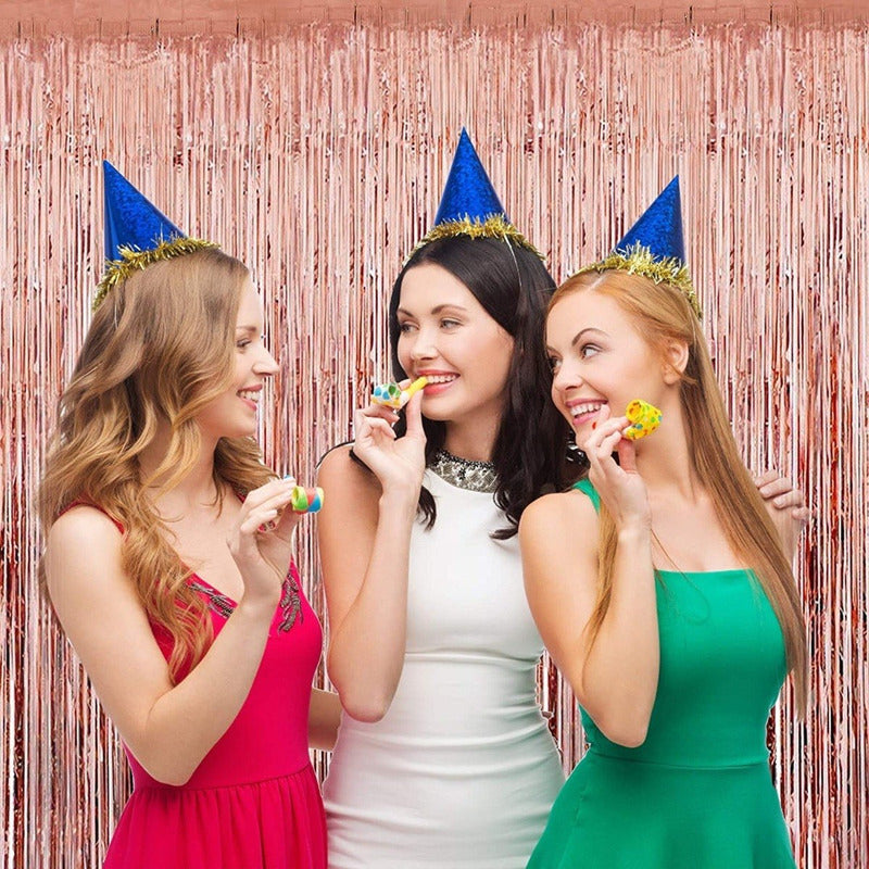 Cortina Guirnaldas Cumpleaños Guirnalda Cumpleaños Salmon 2m Salmón Cortina De Cumpleaños Salmon 2x1m 101069