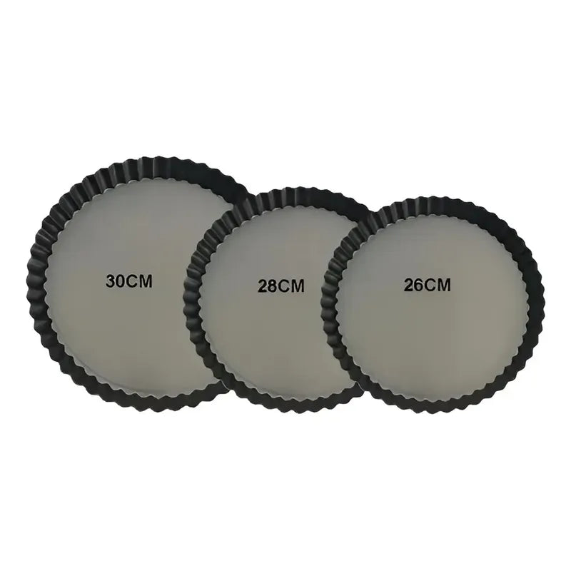 Pack3 Moldes Desmontables Molde Desmontable Tarta 26 28 30cm Moldes De Pies Molde Kuchen Desmontable Tarta Kuchen Queque Molde Para Pies Postres Con Parte Inferior Extraíble Resistentes Pasteleriuscl