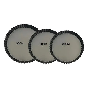 Pack3 Moldes Desmontables Molde Desmontable Tarta 26 28 30cm Moldes De Pies Molde Kuchen Desmontable Tarta Kuchen Queque Molde Para Pies Postres Con Parte Inferior Extraíble Resistentes Pasteleriuscl
