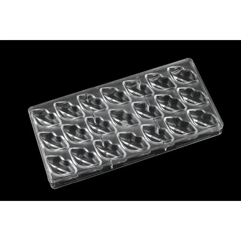 Molde Chocolate Acrilico Molde De Chocolate Molde De Beso Gris Claro
