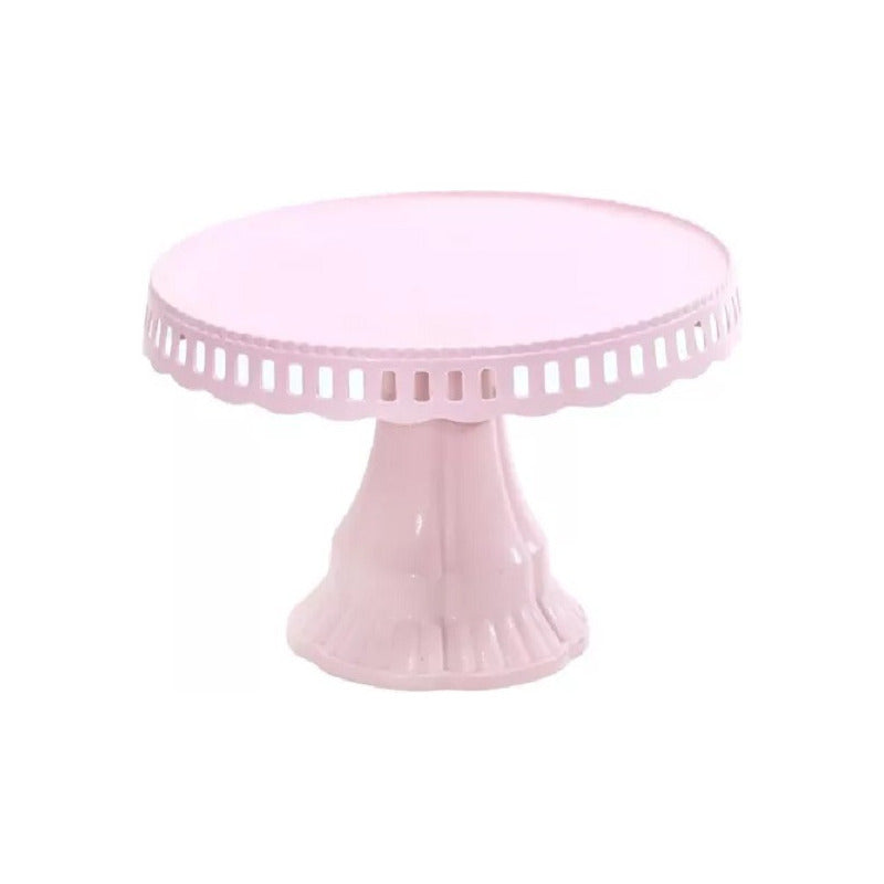Base De Torta Base Torta Pedestal De Torta Alzador De Queque Rosa Claro