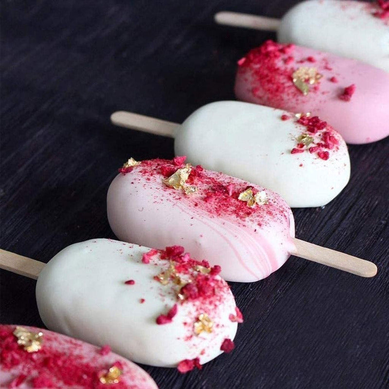 Moldes De Silicona Para Helados Molde Paletas Helado 417 Blanco