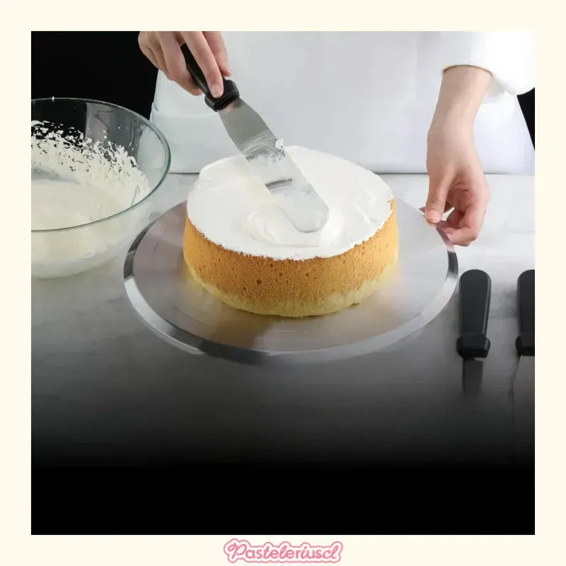 Espatula Cocina Espatula Repostera Espatula Para Alisar 38cm Espátula Lisa De Glaseado Decoración De Pasteles Espatula... Gris (019)
