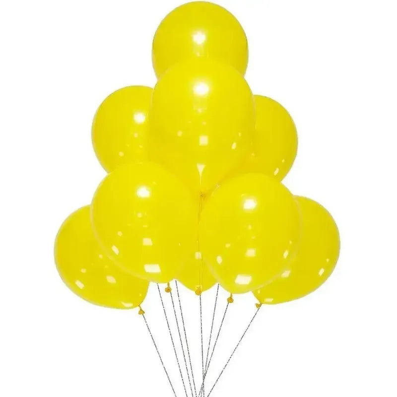 Pack 25 Set De Cumpleaños Globos Cumpleaños Globo Amarillo Amarillo 100944