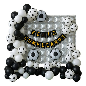 Set De Globos Decoracion Cumpleaños Futbol Cotillon Fiestas