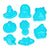 Moldes Galletas Halloween Cortador De Galletas Murcielagos  Rosa Claro