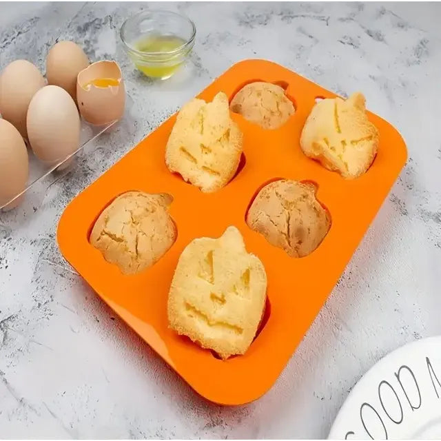 Moldes Halloween Moldes Silicona Halloween Molde De Halloween Molde Calabaza Molde Calabaza 6 Cavid Moldes Para... Naranja