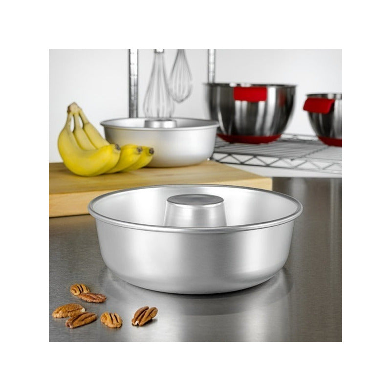 Molde Torta Molde Queque Redondo Molde Aluminio Flanera 16cm Gris Flanera 16cm