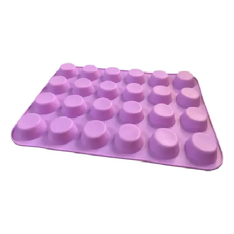 Molde Cupcakes 24 Mini Cupcakes Silicona Molde Silicona Para Tortas Molde Para Mini Cupcakes Molde Cupcake Molde... Violeta