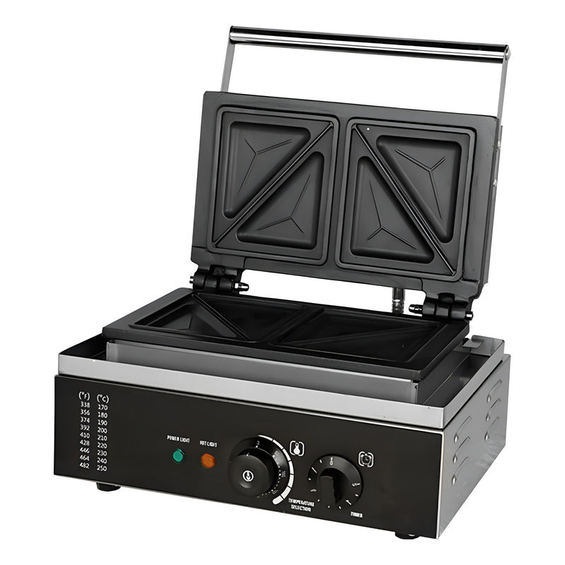 Sandwicheras Maquina Para Sandwiches Sanduchera Doble 1500w Plateado / Sandwicheras Doble