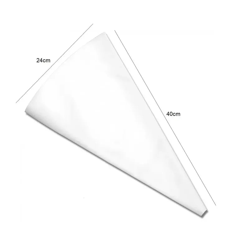 Mangas Pastelera Profesional Mangas Reposteria De Tela 40cm Blanca