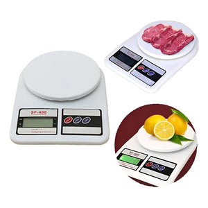 Balanza De Cocina Digital Genérica Sf-400 Blanca Blanco