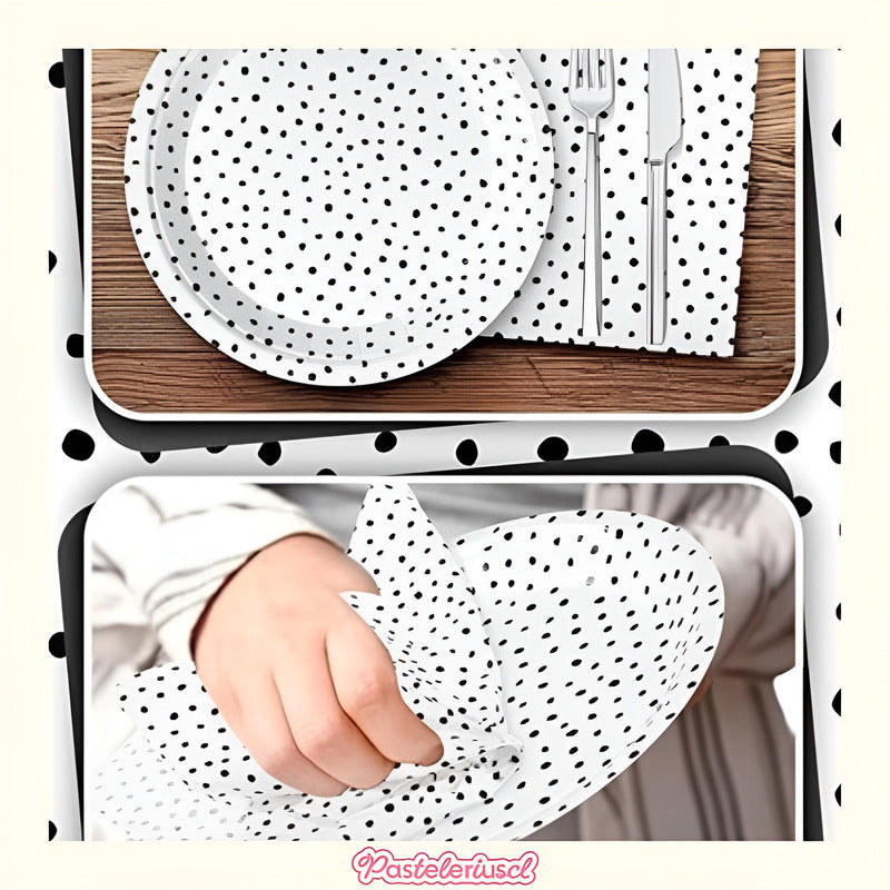 10 Platos De Papel Platos Desechables Platos Cumpleaños 23cm Blanco