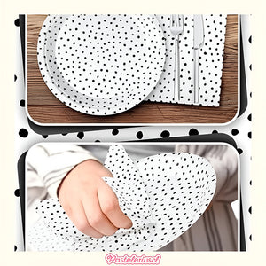 10 Platos De Papel Platos Desechables Platos Cumpleaños 23cm Blanco