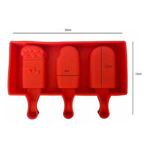 Moldes De Silicona Para Helados Molde Paletas Helado Mini437