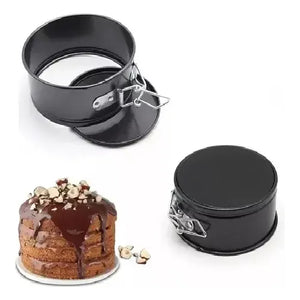 Molde Torta Moldes Queque Moldes Desmontables Mini Redondo Molde Para Hornear Redondo Antiadherente Fondo Extraíble Mini Moldes Utensilios De Repostería Para Cheesecakes Pasteleriuscl Gris