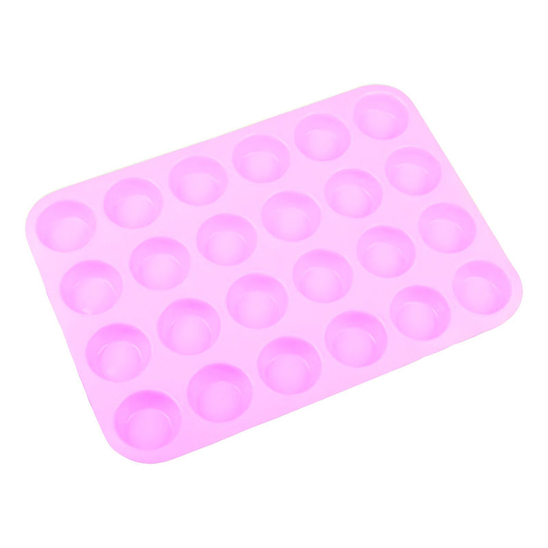 Pack X2 Molde Cupcakes 24 Cupcakes Molde Silicona Reposteria Multicolor