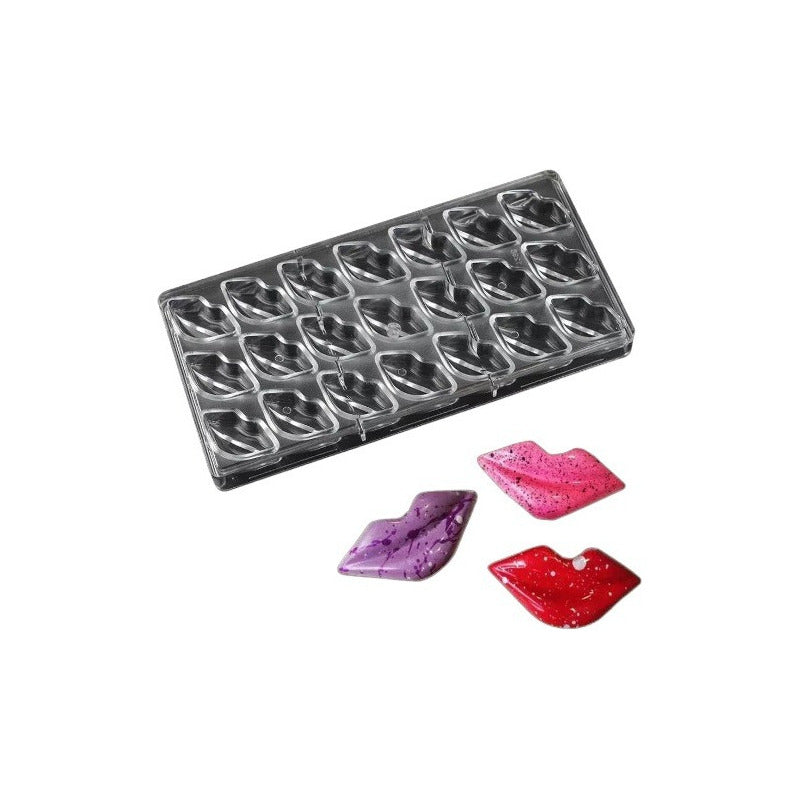 Molde Chocolate Acrilico Molde De Chocolate Molde De Beso Gris