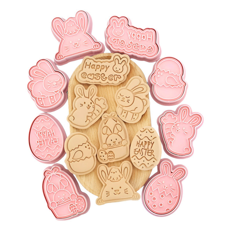 Cortador Galleta Pascua Moldes Galleta 3d Cortadores Galleta Rosa