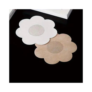 Pack X20 Cubre Pezón Pezoneras Parches Pezoneras Adhesivas Beige Flor Unica