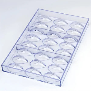 Molde Para Chocolate Ovalado De Acrílico Con 24 Cavidades Molde De Barra De Chocolate Herramientas Para Pastelería Molde De Chocolate 3d Molde Duradero Fácil Liberación Antiadherente Pasteleriuscl