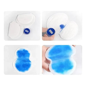 X30 Parches Protectores Piel Antitranspirantes Axilas Polera Antitranspirantes Protectores Dérmicos Protectores... Blanco