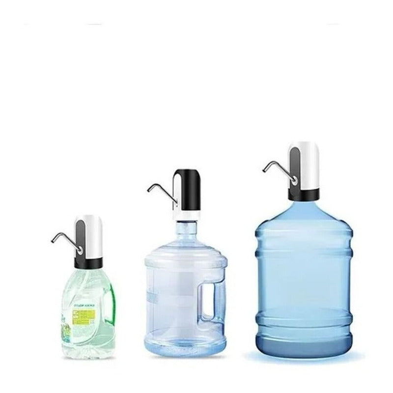 Bomba Dispensador Usb Agua Electrónico Recargable Botellón  Blanco