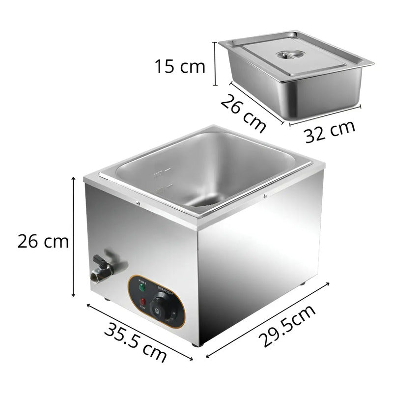 Chafer Bufetera Baño Maria Electrico Chafing Buffet Vapor 6l Bufetera Chafer Electrico Chafer Bufetera Olla Vaporera Baño María Electrico Chafer Buffet Electrico Buffet Baño Maria Pasteleriuscl