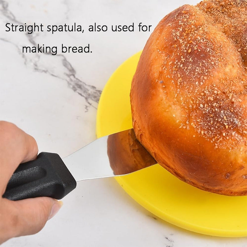 Set3 Espatula Repostera Espatula Para Alisar Espatula Cocina Gris 017,018,019