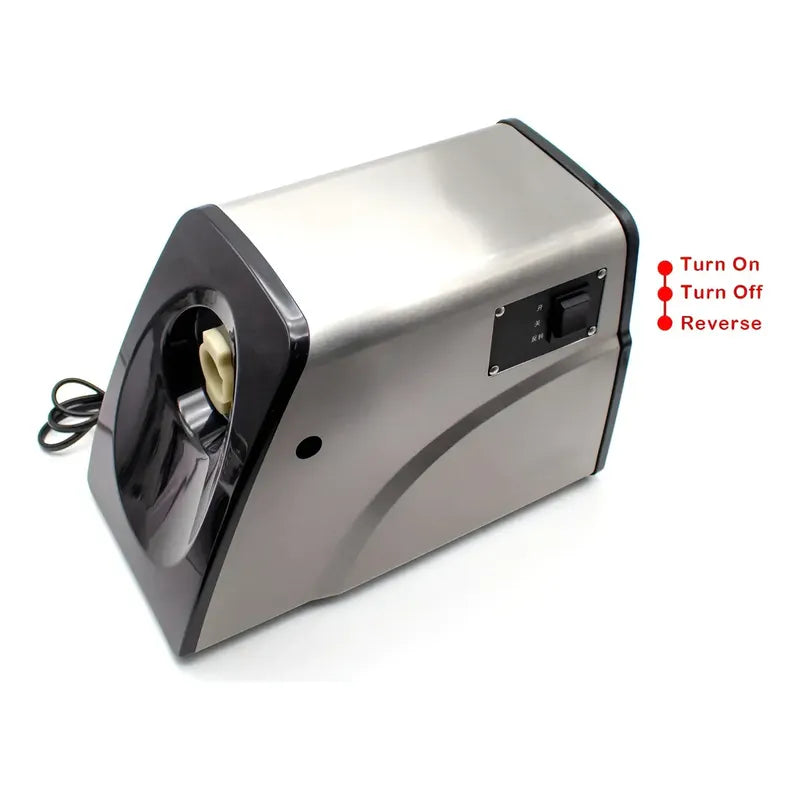 Rallador De Queso Eléctrico Giratorio Pasteleriuscl Con 3 Cuchillas De Acero Inoxidable Gris / Rallador De Queso 300w