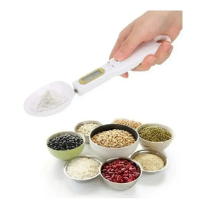 Balanza Cocina Gramera Cocina Pesa Gramera Cuchara 500 Grs Blanco 500 G
