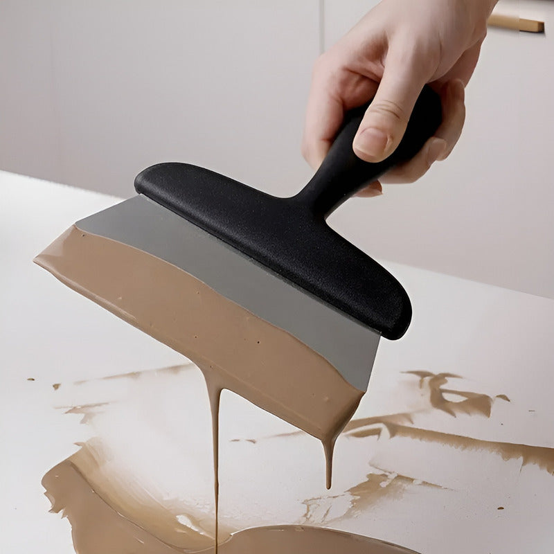 X2 Espatula Reposteria Raspador De Chocolate Termostato 20cm Negro / Espatula Raspador Chocolate 20cm